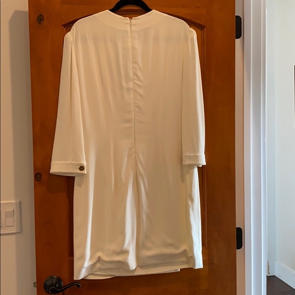 Alexander McQueen Ivory Side Button Dress - Picture 4 of 8